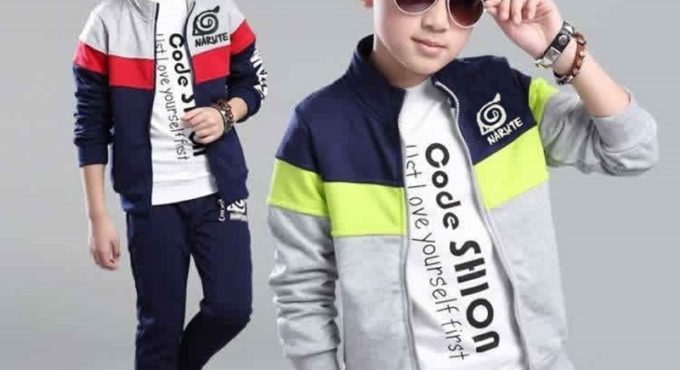 Autumn Boys Tracksuit Kids Clothes Sets Cotton Jackets + Pants 2 Pcs Sport Suit Children Clothes Set Costumes Outfit 2-13 Years