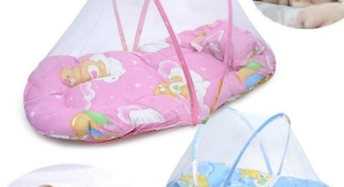 Baby Infant Portable Folding Travel Bed Crib Canopy Mosquito Insect Net Tent