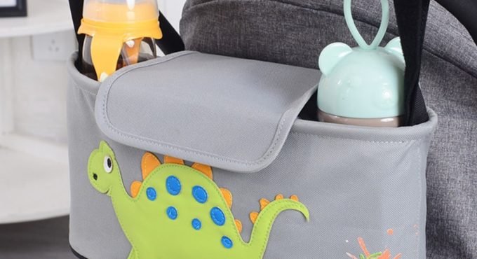 Stroller Organizer Bag Large Capacity Stroller Bag Cartoon Pram Trolley Bag Stroller Accessories Organizer Bag For Stroller