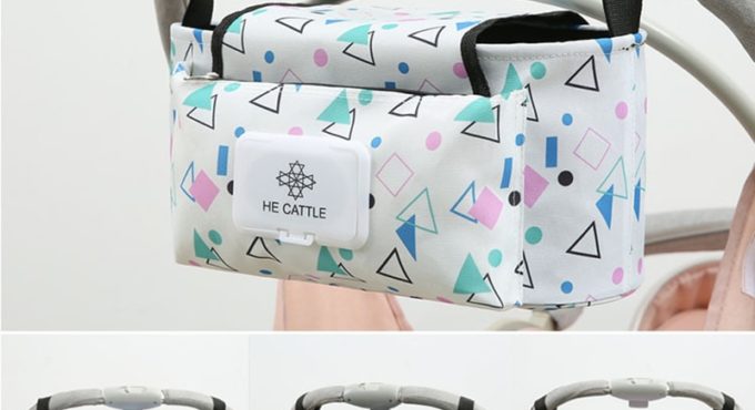 Cartoon Animal Baby Stroller Organizer Bag Cup Bottle Holder Diaper Bag Universal Baby Pram Nappy Bags yoya Stroller Accessories