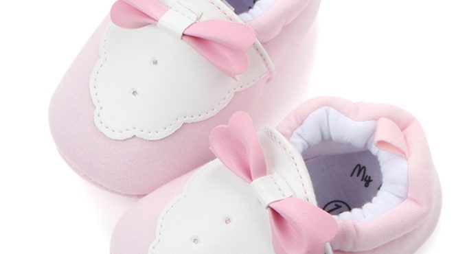 SAGACE Slip On Newborn Slippers Baby Kwaii Butterfly-knot Home Shoes Unisex Slippers Prewalker Baby Girl Warm Shoes Baby