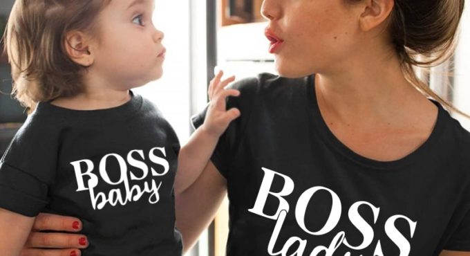 Cotton family matching clothes Outfits Mother And Daughter T-Shirt Cute Tops lovely Blouse kids baby girl boys casual T shirt