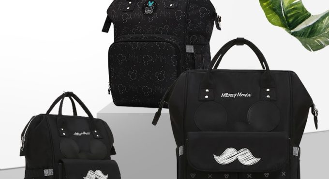 Disney Mickey Minnie Baby Diaper Bags Baby Bag for Mom Multifunctional New Mummy Maternity Nappy Bag Baby Nappy Bags Organizer