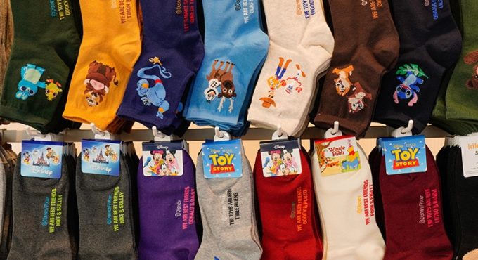 Disney Casual Ladies Socks Cartoon Minnie Mickey Donald Duck Pattern Socks Winnie The Bear In The Tube Cotton Socks