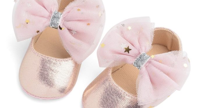 Fashion Toddler Kids Shoes Baby Girls Boys Sequin Cute Bow FirstWalk Hook&Loop Casual Shoes kinder schoenen meisjes chaussure