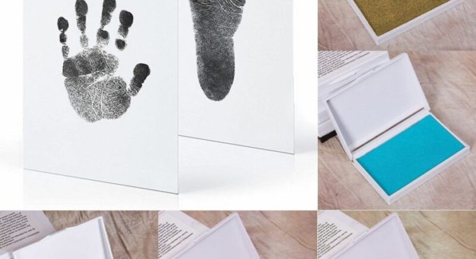 Popular Baby Paw Print Pad Foot print Photo Frame Touch Ink Pad Baby Items Souvenir Gift pet ink pad birthday memory pad