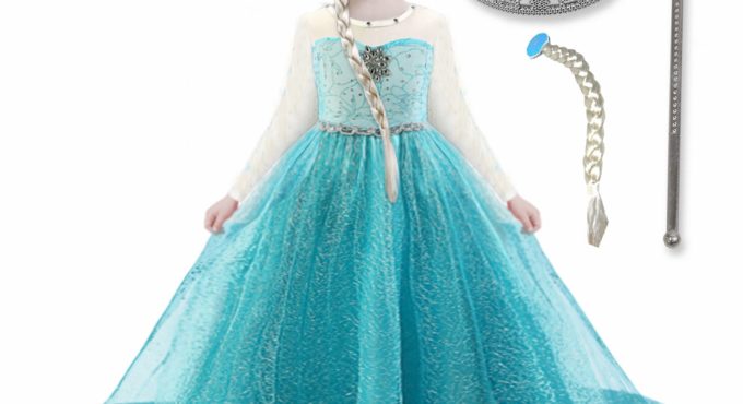 Girls Dress Party Princess Dress Cosplay Costumes Long Sleeve Halloween Children Dress Fancy Dress For Girls 10T