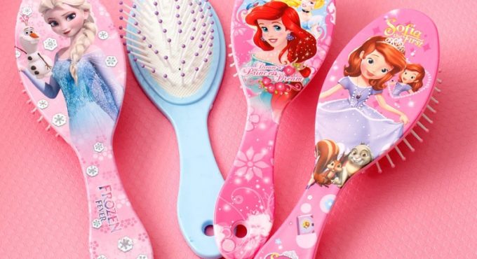 Disney Frozen Comb for Girls Princess Minnie Mouse Hair Brushes Hair Care Baby Girl Care Mickey Hair Comb Disney Toys