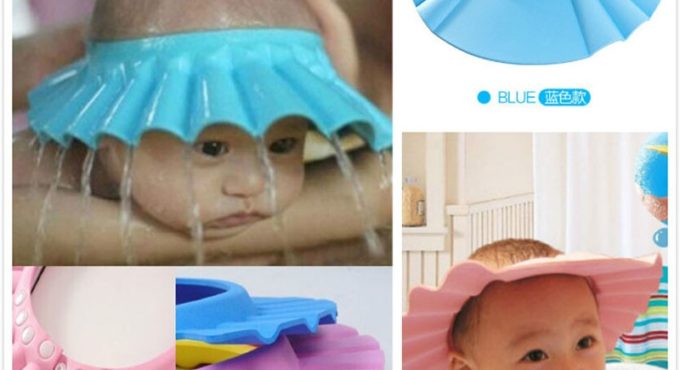 Adjustable Soft Baby Children Shampoo Bath Shower Cap Safe Bathing Bath Protect Soft Cap Hat For Baby Kids dropshipping