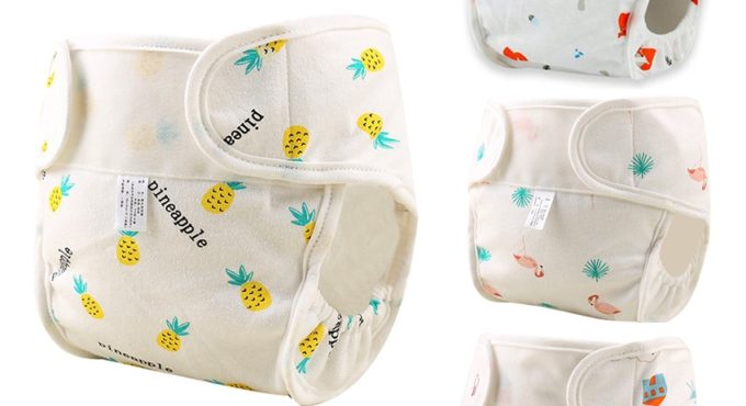 Baby Reusable Diaper pants Cloth diapers for children Training Pants Adjustable Size Washable And Breathable ecological Diaper