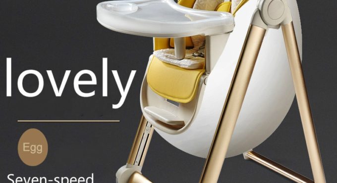 Luxury Multifunction Portable Table for Child Car Seat Dinner Table Adjustable Folding High Chair for Children Feeding Technolo