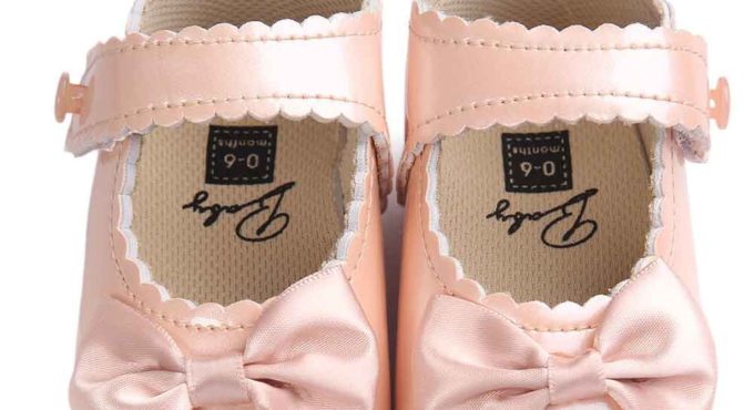 Baby Girl First Walkers Shoes Bowknot Leater Shoes Sneaker Anti-slip Soft Sole Toddler Shoes Drop Shipping