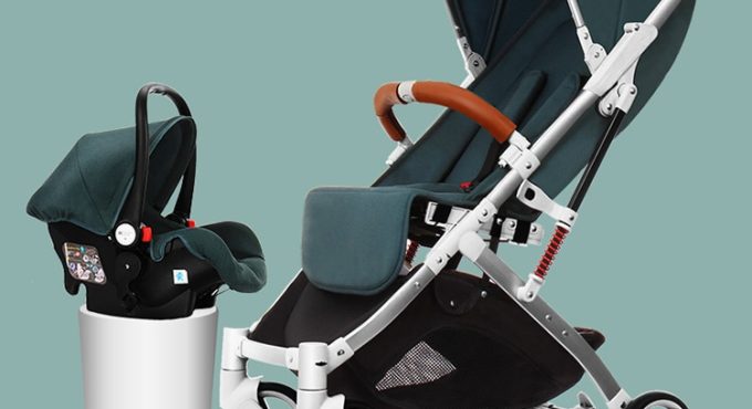 Baby Stroller Can Sit And Lie Down, Super Light Folding Shock Proof, Simple Pocket, Baby's Umbrella Cart