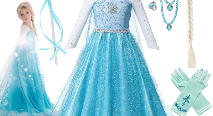 Disney Dresses Frozen 2 dress Girls Fancy Queen Elsa Costume Princess Elsa Party Frozen Dress Snow Queen Vestido 2021