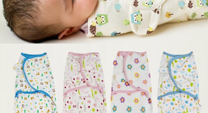 0-3 Months 100% Cotton Baby Swaddle Wrap Blanket Newborn Infants Baby Envelop Sleep Bag Sleepsack Mantas Para Bebe KF679