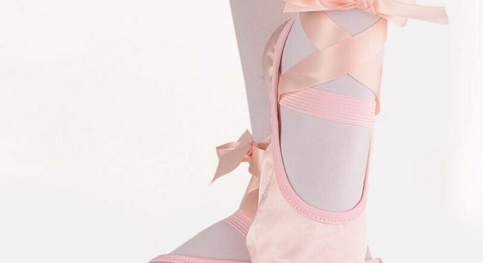 1 Pair Kids Children Satin Ballet Shoes Temperament Full Sole Ballet Dance Shoes