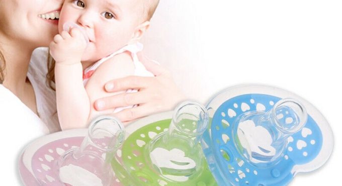 Dynamic Orthodontic Pacifier Dummy Translucent Silicone Baby Soother Nipples