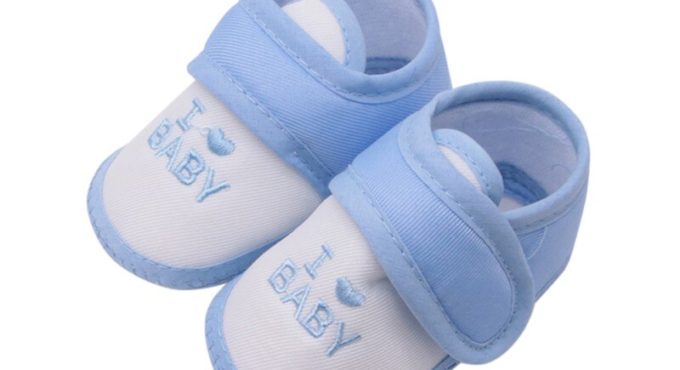 Cotton Baby Shoes I Love Baby Print Newborn Baby Girl Boy Shoes Toddler First Walkers Baby Soft Sole Crib Shoes For 0-18 M