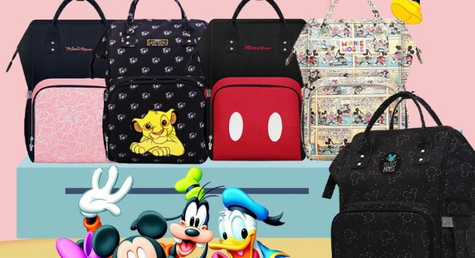 Disney Mother Maternity Care Bag USB Baby Diaper Bags Organizer Baby Stroller Waterproof Insulated Bag Baby Diaper Bag Backpack