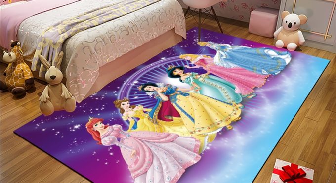 Princess Kitchen Mat Set proof Long Carpet Hallway Doormat Bedside Floor Mat Non-slip Water Absorption Bathroom Rugs