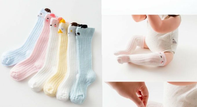 Cute Kid Baby Girl Toddler Knee High Long Pom Socks Bow Cotton Casual Stockings