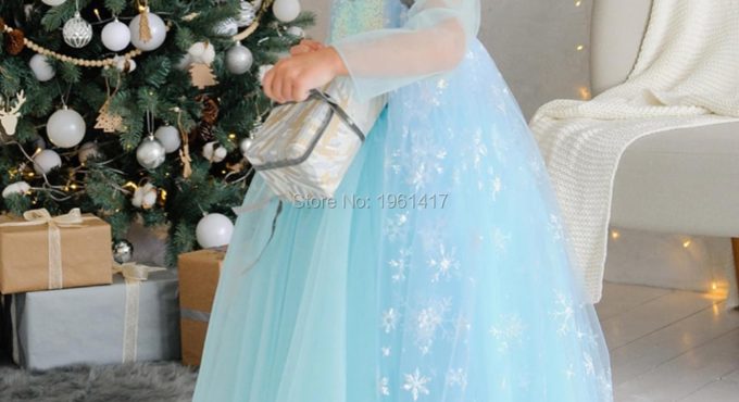 Cosplay Frozen Aisha Elsa Costume Princess Dress Aisha Girl Children Christmas Costumes Long or Short Sleeves