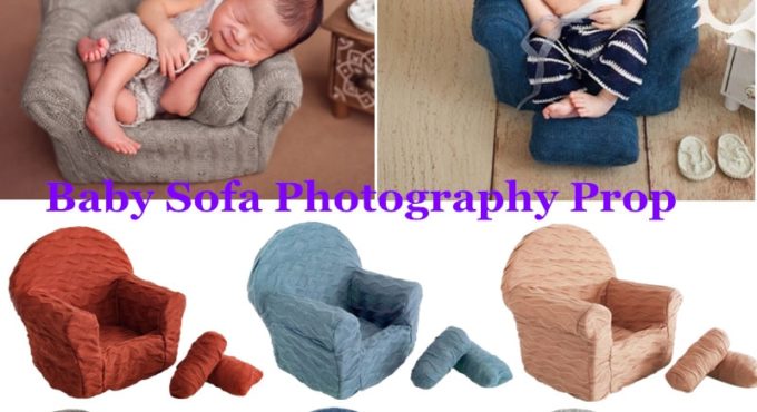 3 Pcs/set Newborn Baby Posing Mini Sofa Arm Chair Pillows Infants Photography Props Poser Photo Accessories