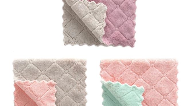 27x16cm Bath Towel for Baby Soft Infant Newborn Washcloth Face Towels Blanket Super Absorbent Cleaning Rag