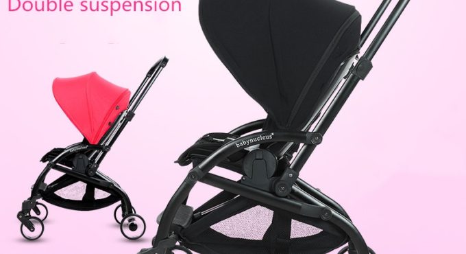 Light stroller fashion High landscape stroller 2 in 1 two way newborn carriage umbrella car travel child trolly free shipping