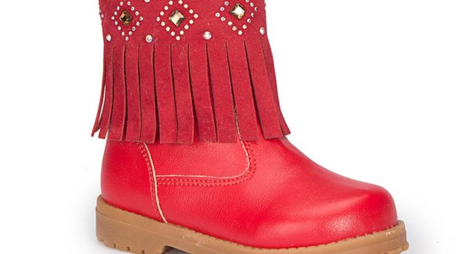 FLO 72.509536.B Red Female Child Boots Polaris