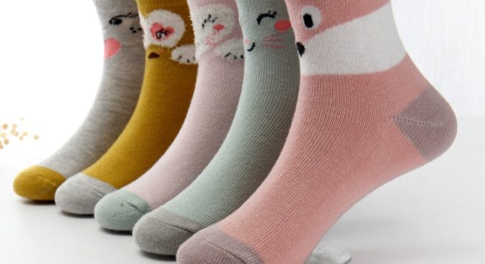 5pairs/lot 2020 New Spring Baby Socks 1-12 Years Baby Cotton Socks Thick Socks Children Cotton Socks