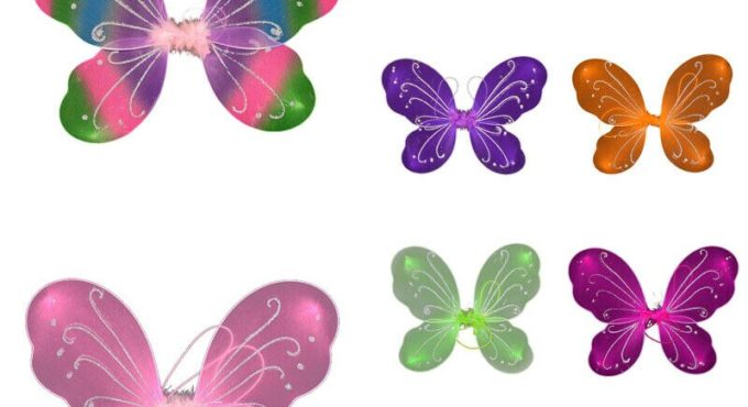 Princess Kids Girl Party Costume Fairy Butterfly Wings Fancy Dress Girls Fancy Dress Dressing Up Ladies Party Prop