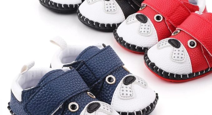 Baby shoes Kids Soft Soled PU Leather Sneakers Girls Boys Non-slip Footwear