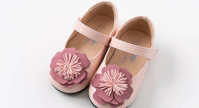 DB12851 Dave Bella spring baby girl floral leather shoes children brand pink shoes