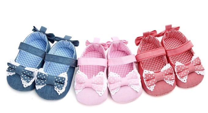 2020 Baby Shoes Soft Sole Princess Baby Girl Shoes Anti-Slip First Walker Baby Girl Shoes