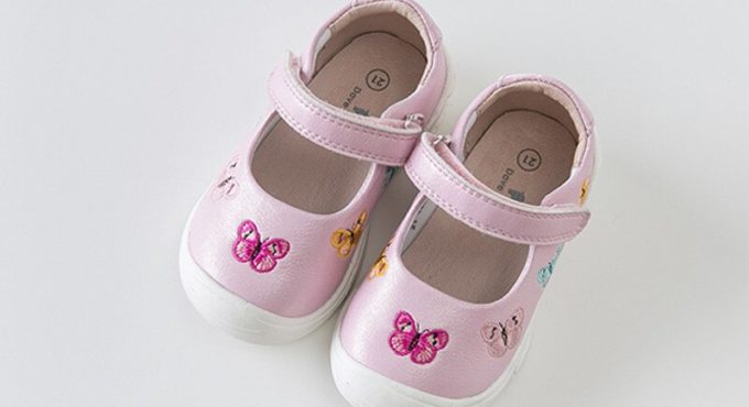 DB12878 Dave Bella spring baby girl pink shoes new born girl casual shoes print brand shoes