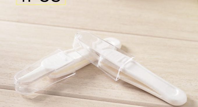 Baby Safe Cleaning Tweezers New Baby Care Infant Ear Forceps Plastic Special Design Newborn Baby Digging Nose Clip Pliers