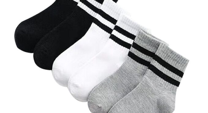 3 Pairs / lot Boys Socks Spring & Autumn Stripe High Quality Cotton Brand Student Kids Socks 3-15 Year Children Socks