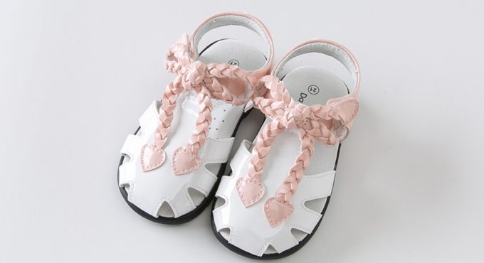 DB13465 Dave Bella summer baby girl sandals new born infant shoes girl sandals Princesss shoes