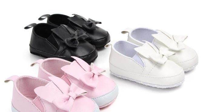 2020 The New princess Bow Baby Shoes Soft Sole Baby Girl Shoes