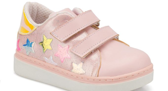 FLO 512503.B Pink Female Child Sneaker Shoes Polaris