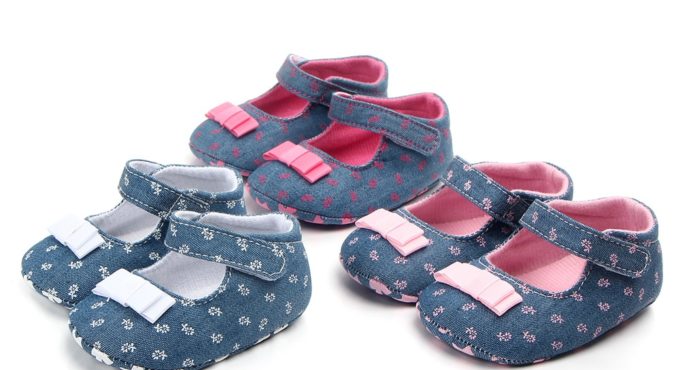 2020 The New Bow Baby Shoes Soft Sole Baby Girl Shoes Casual Baby Girl Shoes