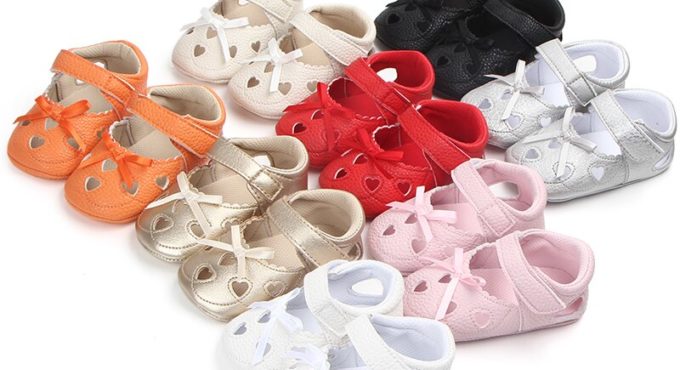 2020 The New Hollow Love Baby sandals Shoes Soft Sole Baby Girl Boy Shoes Casual Baby Girl Boy sandals Shoes