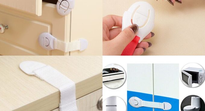 Toddler Safety Protection Lock 1pcs Useful Child Infant Baby Kids Drawer Door Cabinet Freezer Cupboard Locks