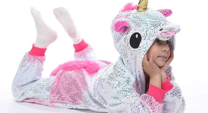 Baby Girl Clothes Kigurumi Children Unicorn Pajamas Winter Animal Cartoon Sleepers Licorne Panda Onesie Kids Costumes Jumpsuit