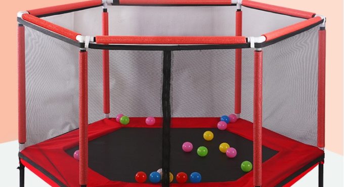 Trampoline home children's indoor baby bouncing bed child adult fitness belt net home toy jumping bed