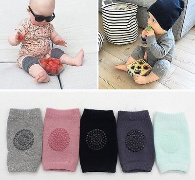 Solid Baby Kids Safety Crawling Elbow Cushion Infants Toddlers Knee Pads Fashion Protector Leg Warmers