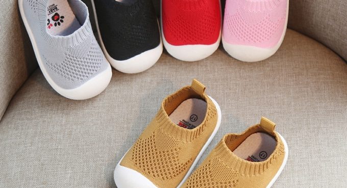 Kid Baby First Walkers Shoes Breathable Infant Toddler Shoes Girls Boy Casual Mesh Shoes Soft Bottom Comfortable Non-slip Shoes