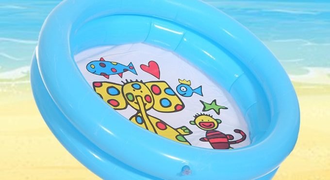 65*65cm Play Ball Pool Baby swimming Pool Child Summer kid Water Toys inflatable Bath Tub Round lovely animal printed bottom