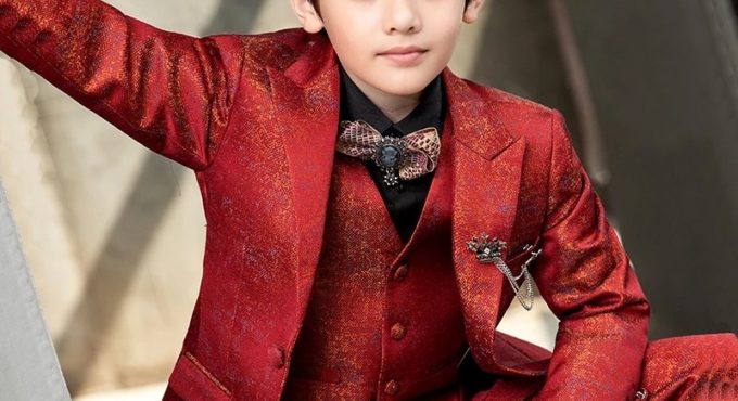 Boys Costume Suit Boys Suits For Weddings Party Kids Dresses Baby Boy Suit Children Wedding Suit For Boys Blazer Sets Formal